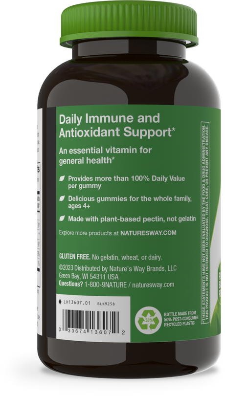 <{%360IMAGE2_13607%}>Nature's Way® | Vitamin C Gummies - left side of pack