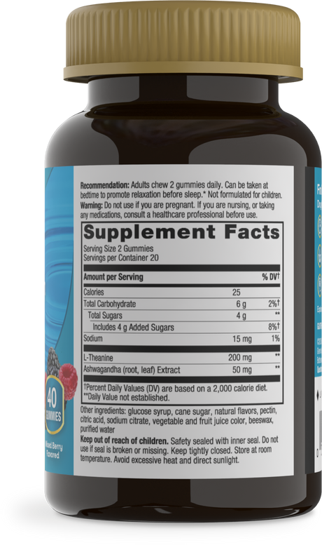 <{%360IMAGE4_14632%}>Nature's Way® | Quick Calm Gummy - right side of pack