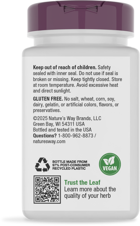<{%360IMAGE3_15353%}>Nature's Way® | Black Cohosh - back of pack