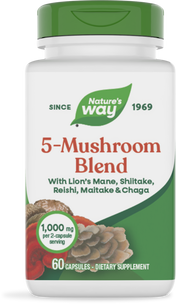 <{%PRIMARY_15780%}>Nature's Way® | 5-Mushroom Blend, 60 capsules