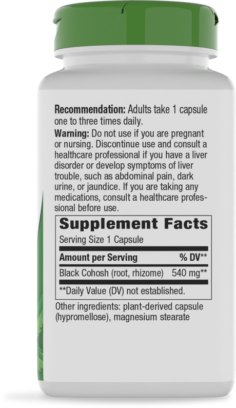 <{%360IMAGE5_14690%}>Nature's Way® | Black Cohosh Root - right side of pack