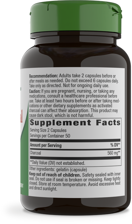<{%360IMAGE4_2070%}>Nature's Way® | Activated Charcoal - right side of pack