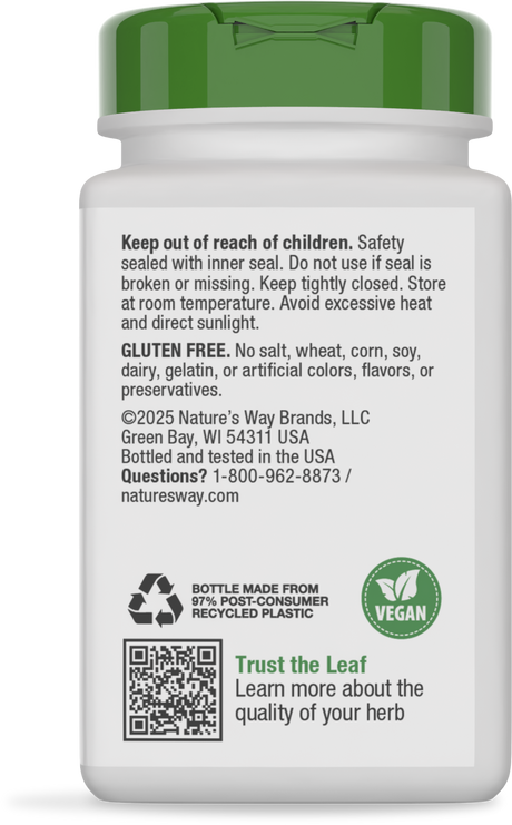 <{%360IMAGE3_14800%}>Nature's Way® | Marshmallow Root - back of pack