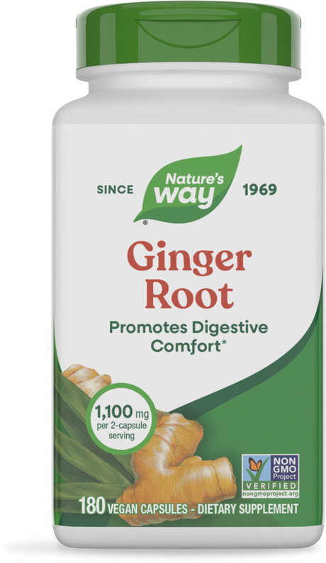 <{%PRIMARY_13108%}>Nature's Way® | Ginger Root, 180 capsules
