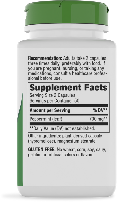 <{%360IMAGE1_14160%}>Nature's Way® | Peppermint Leaf - right side of pack