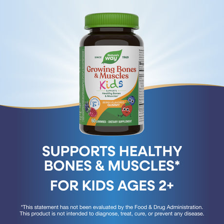 <{%MAIN3_13371%}>Nature's Way® | Kids Growing Bones & Muscles Gummies