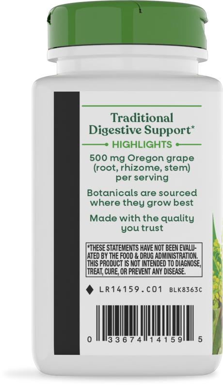 <{%360IMAGE2_14159%}>Nature's Way® | Oregon Grape - left side of pack
