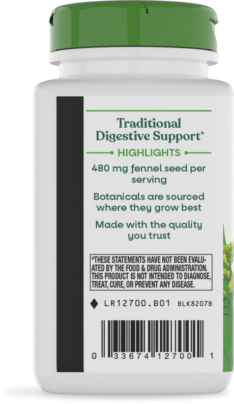 <{%360IMAGE2_12700%}>Nature's Way® | Fennel Seed - left side of pack