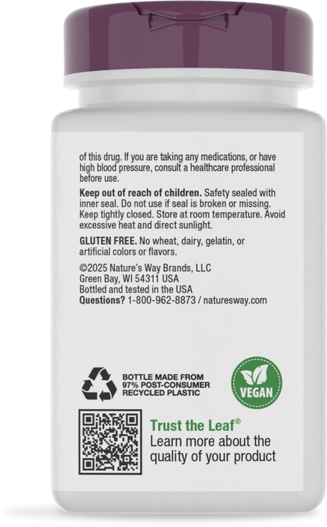 <{%360IMAGE3_40631%}>Nature's Way® | B-Stress Formula - back of pack