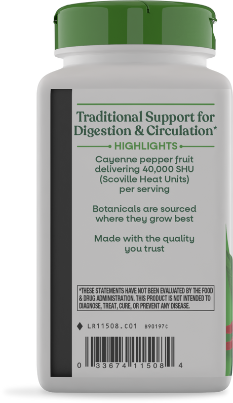 <{%360IMAGE6_11508%}>Nature's Way® | Cayenne Fruit - left side of pack