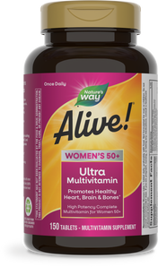 <{%PRIMARY_13941%}>Nature's Way® | Alive! Women's 50+ Ultra Multivitamin, 150 tablets