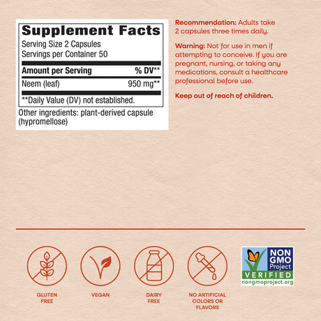 <{%MAIN4_15120%}>Nature's Way® | Neem Leaf