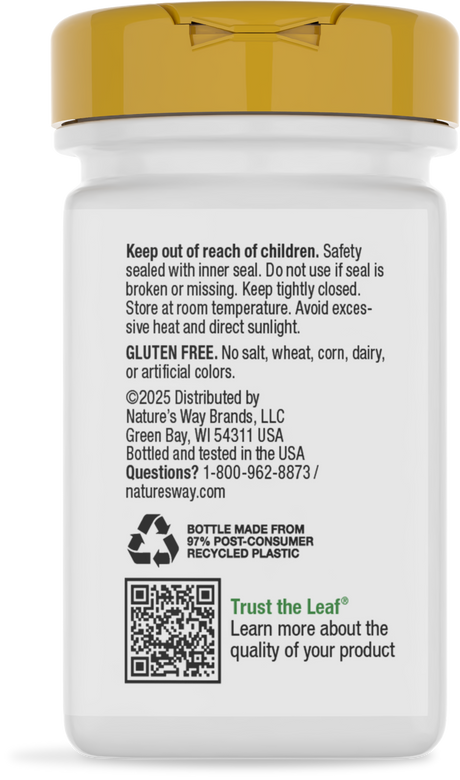 <{%360IMAGE3_40110%}>Nature's Way® | Vitamin A - back of pack