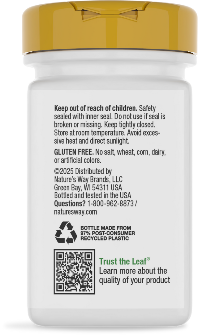 <{%360IMAGE3_40110%}>Nature's Way® | Vitamin A - back of pack