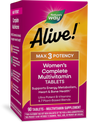 <{%PRIMARY_15543%}>Nature's Way® | Alive! Max3 Potency Women's Complete Multivitamin, 90 tablets