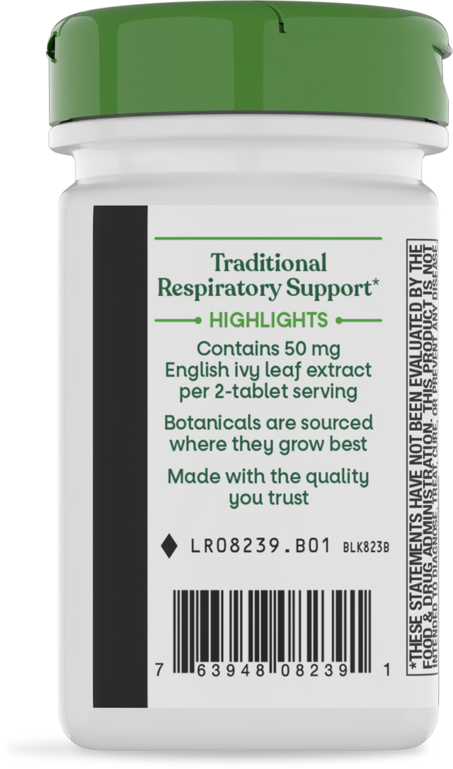 <{%360IMAGE2_08239%}>Nature's Way® | Ivy Extract From English Ivy - left side of pack