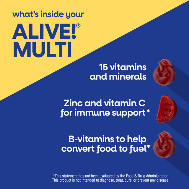 <{%MAIN2_14067%}>Nature's Way® | Alive! Men's 50+ Gummy Multivitamin