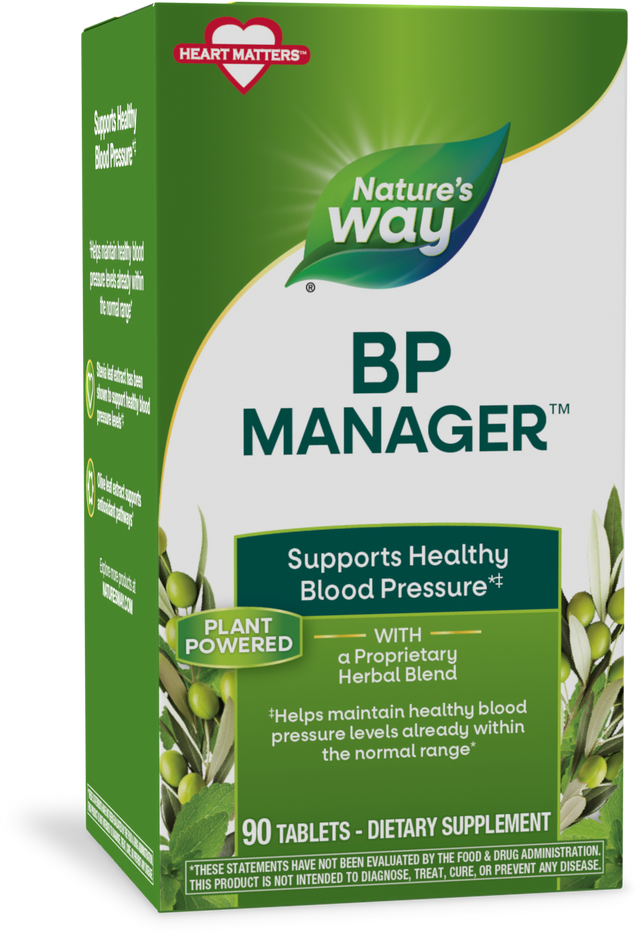 <{%PRIMARY_02869%}>Nature's Way® | BP Manager, 90 tablets