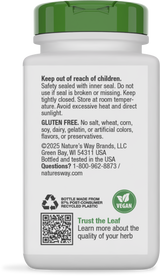<{%360IMAGE7_12400%}>Nature's Way® | Echinacea - back of pack