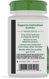 <{%360IMAGE2_14521%}>Nature's Way® | Olive Leaf - left side of pack