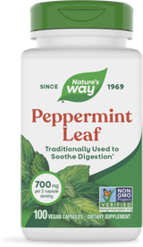 <{%PRIMARY_14160%}>Nature's Way® | Peppermint Leaf, 100 capsules