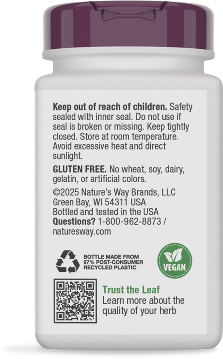 <{%360IMAGE7_15021%}>Nature's Way® | Cranberry Premium Blend - back of pack