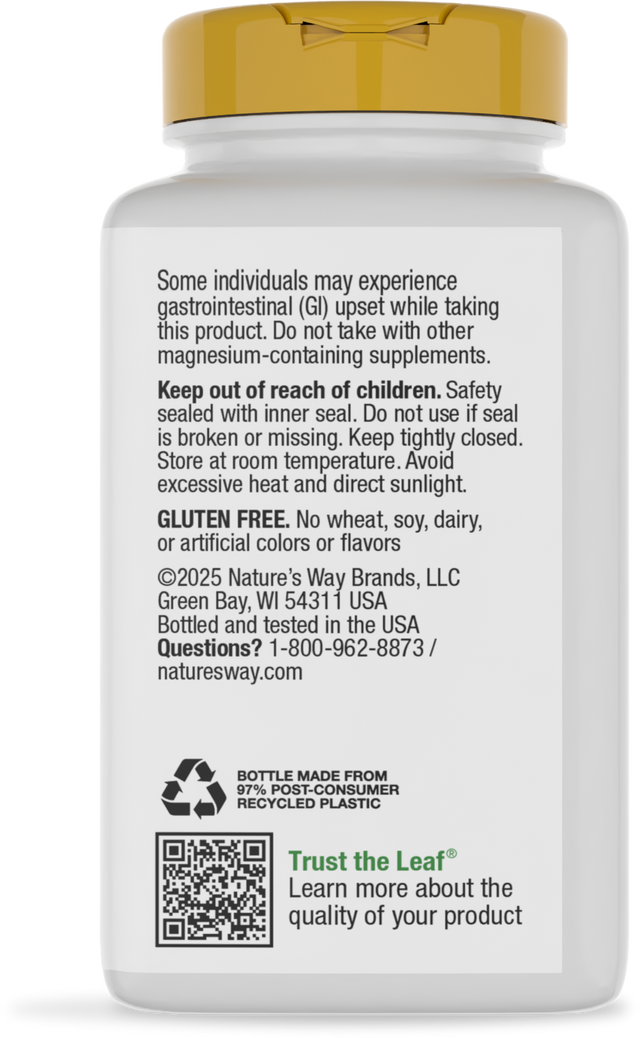 <{%360IMAGE3_41421%}>Nature's Way® | Calcium-Magnesium-Vitamin D - back of pack