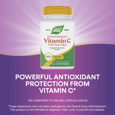 <{%MAIN9_40312%}>Nature's Way® | Vitamin C with Rose Hips Extra Strength