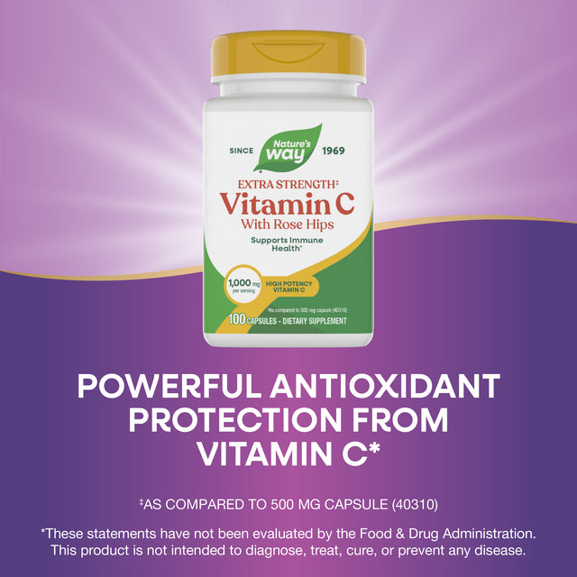 <{%MAIN9_40312%}>Nature's Way® | Vitamin C with Rose Hips Extra Strength