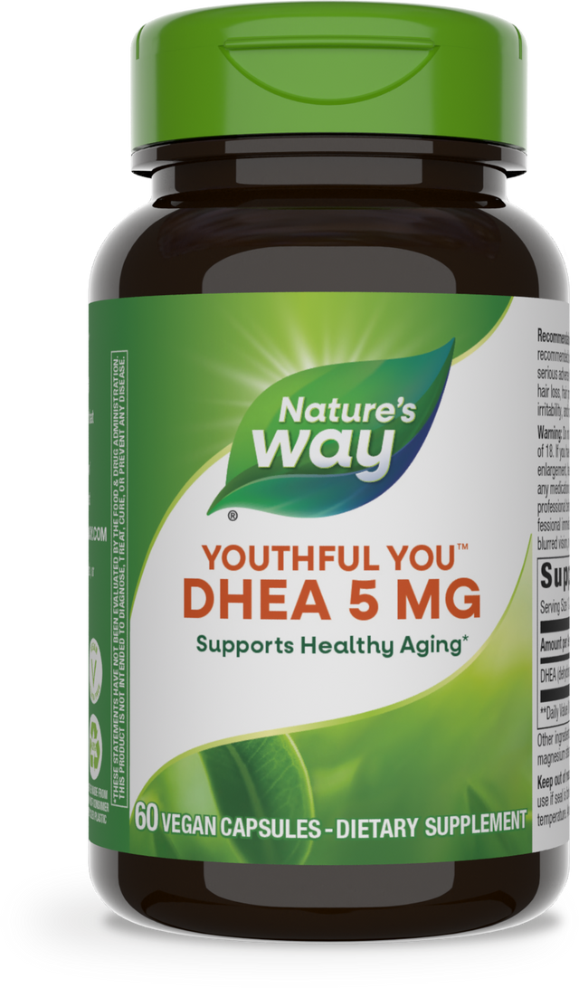 <{%PRIMARY_05006%}>Nature's Way® | Youthful You DHEA 5mg, 60 capsules