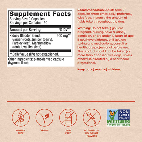 <{%MAIN4_110%}>Nature's Way® | Kidney Bladder Premium Blend