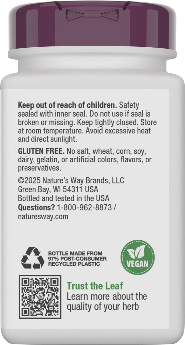 <{%360IMAGE3_63400%}>Nature's Way® | Valerian - back of pack