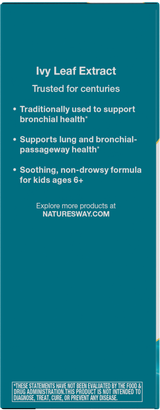 <{%360IMAGE3_08771%}>Nature's Way® | Bronchial Soothe Ivy Leaf Extract Syrup - left side of pack