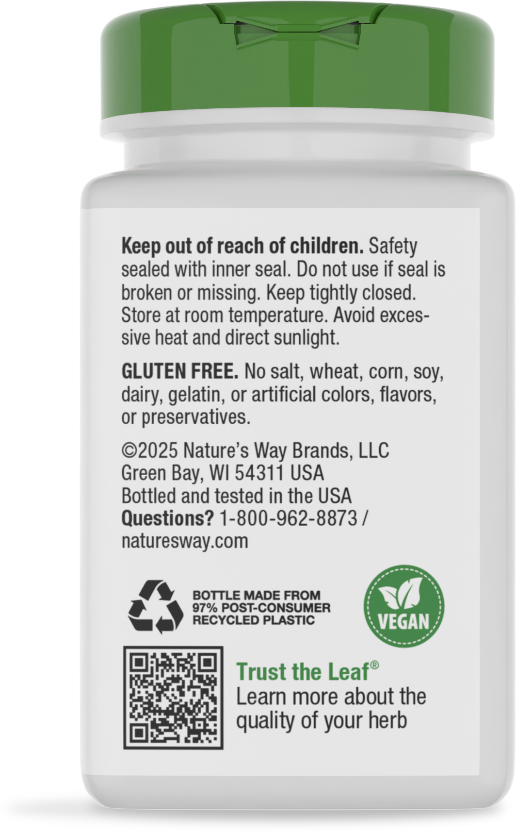 <{%360IMAGE3_17850%}>Nature's Way® | Willow Bark - back of pack
