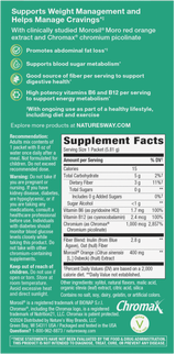 <{%360IMAGE9_14987%}>Nature's Way® | Weight Manager Drink Mix - back of pack