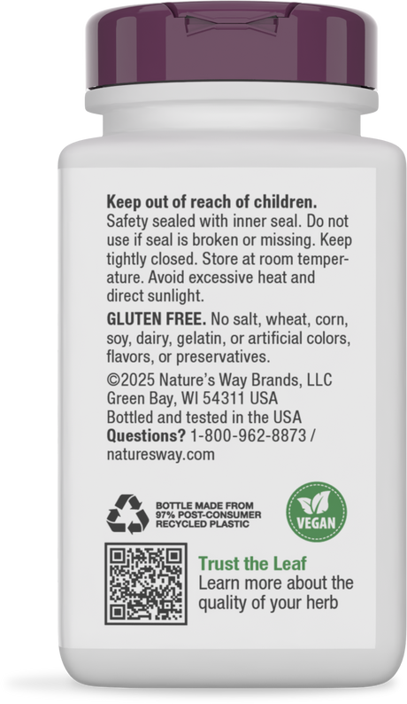 <{%360IMAGE3_62400%}>Nature's Way® | Milk Thistle - back of pack