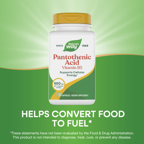 <{%MAIN3_40491%}>Nature's Way® | Pantothenic Acid Vitamin B5