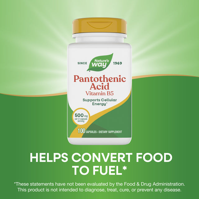<{%MAIN3_40491%}>Nature's Way® | Pantothenic Acid Vitamin B5