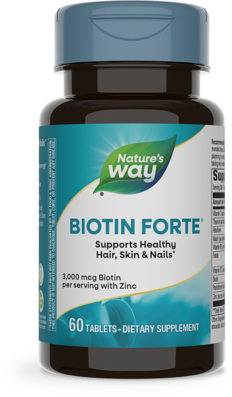 <{%PRIMARY_214008%}>Nature's Way® | Biotin Forte, 60 tablets
