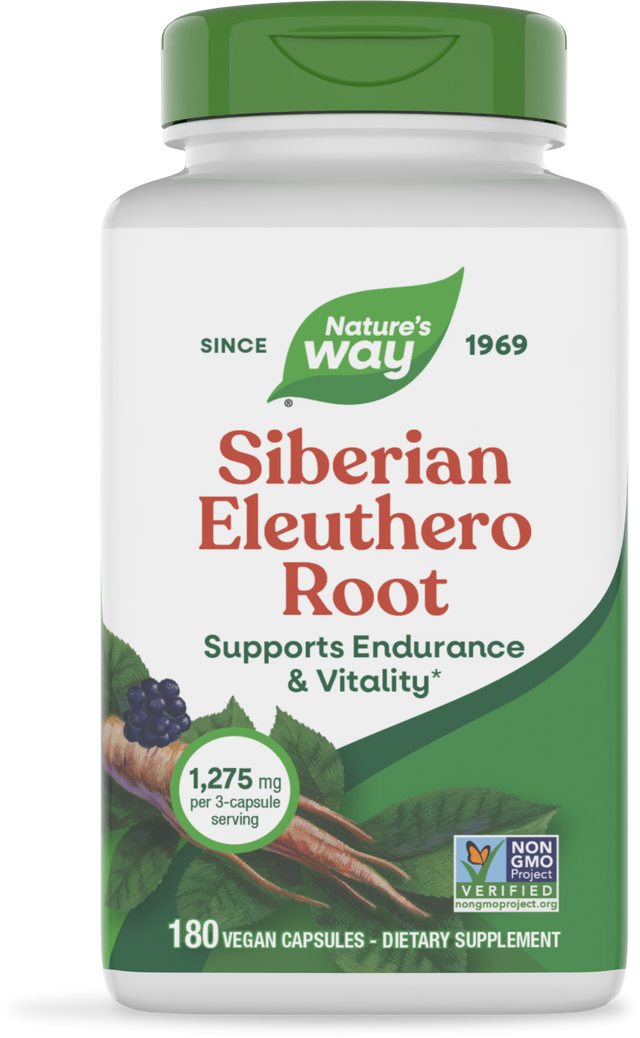 <{%PRIMARY_13508%}>Nature's Way® | Siberian Eleuthero Root, 180 capsules