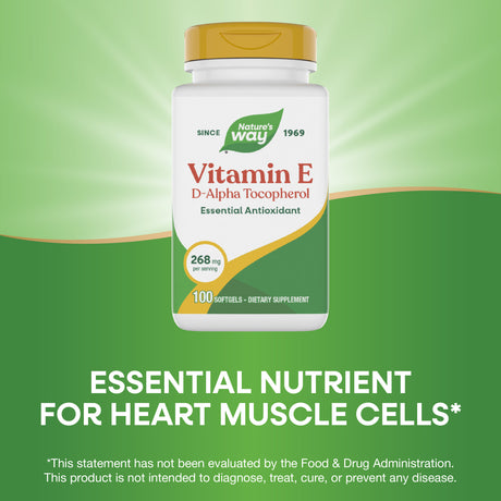 <{%MAIN3_40211%}>Nature's Way® | Vitamin E D-Alpha Tocopherol