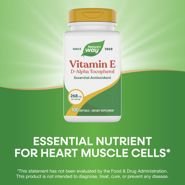 <{%MAIN3_40211%}>Nature's Way® | Vitamin E D-Alpha Tocopherol