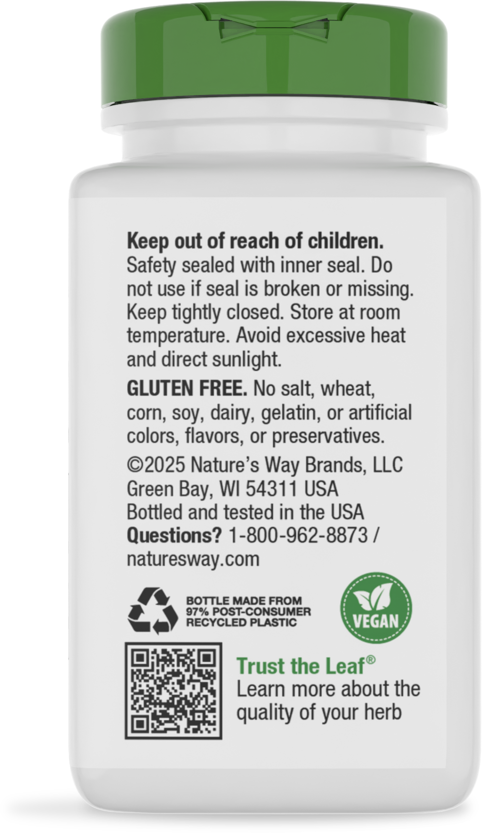 <{%360IMAGE7_12850%}>Nature's Way® | Feverfew Herb - back of pack