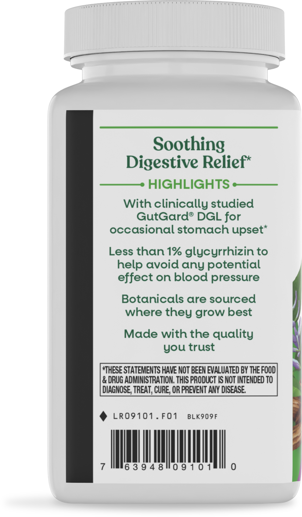 <{%360IMAGE2_09101%}>Nature's Way® | DGL Ultra - left side of pack