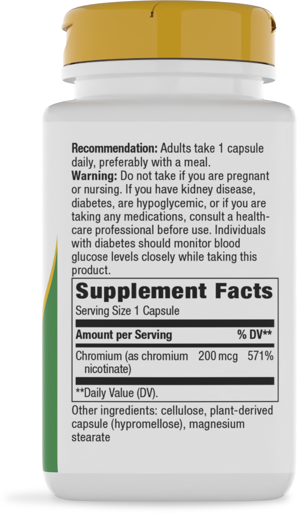 <{%360IMAGE1_41021%}>Nature's Way® | GTF Chromium Glucose Tolerance Factor - right side of pack