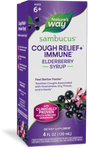 <{%PRIMARY_13673%}>Nature's Way® | Sambucus Cough Relief +♢ Immune* Elderberry Syrup, 4 fl oz (120 ml)