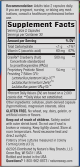 <{%360IMAGE1_11861%}>Nature's Way® | Pearls Urinary Tract Health Probiotic + CranRx - right side of pack