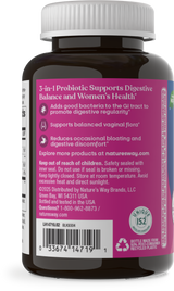 <{%360IMAGE5_14719%}>Nature's Way® | Pearls Women's Probiotic Gummy 3-in-1 - left side of pack