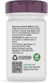 <{%360IMAGE7_14320%}>Nature's Way® | Grape Seed Standardized Extract - back of pack