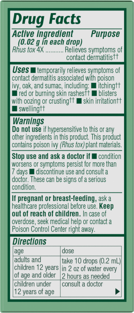 <{%360IMAGE1_21900990%}>Nature's Way® | Oral Ivy Drops - right side of pack
